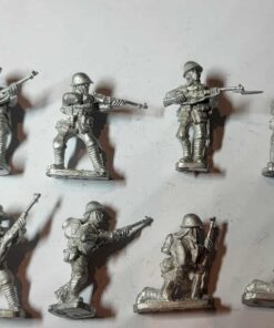 KNIL-INF-43 squad madsen hip firing Johnson rifles