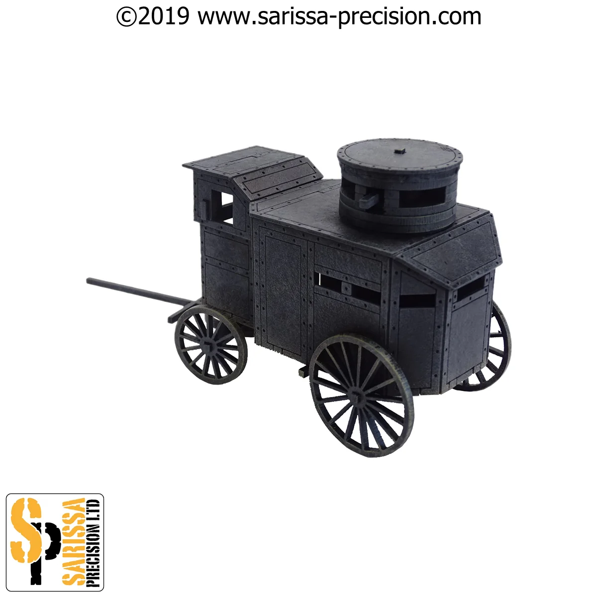 Old West - Armoured Stagecoach 'War Wagon' (28mm) - Image 2
