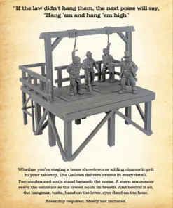 Alternative view of Dead Man's Hand Plastic Gallows