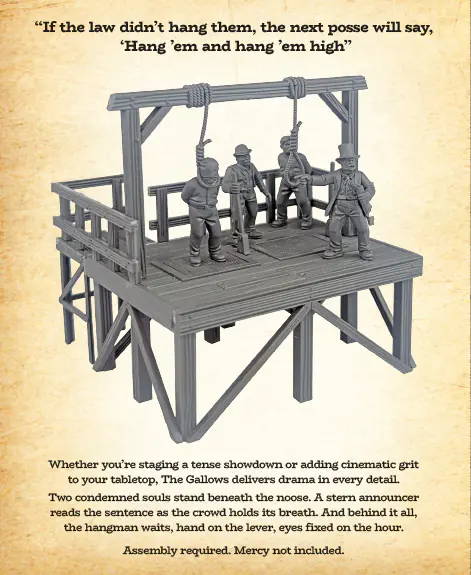 Dead Man's Hand Plastic Gallows - Image 2
