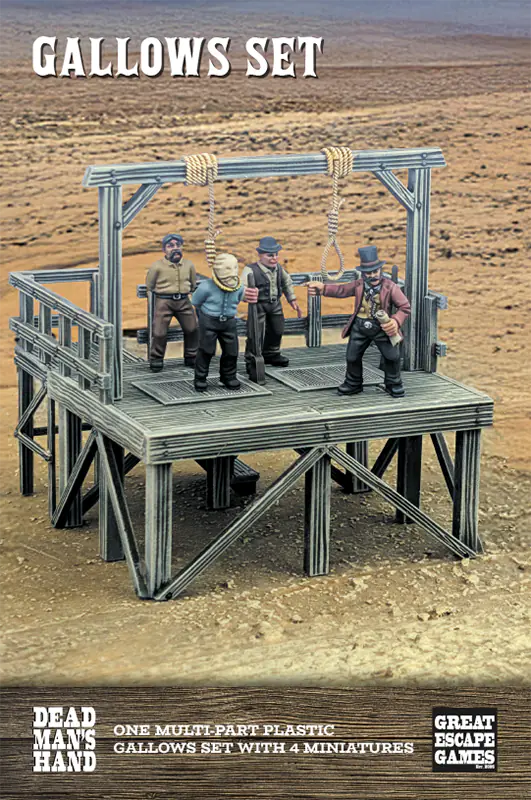 Dead Man's Hand Plastic Gallows