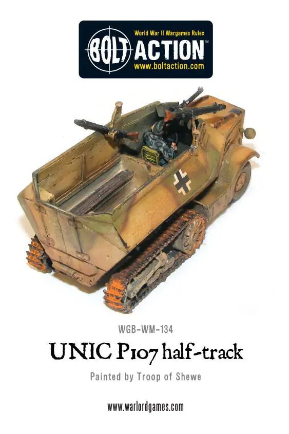 German UNIC P107 Half-track - Image 4