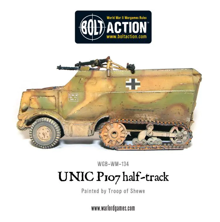 German UNIC P107 Half-track - Image 3