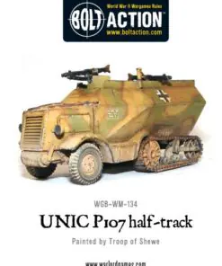 Alternative view of German UNIC P107 Half-track