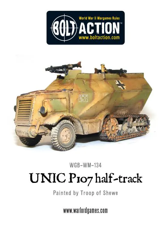 German UNIC P107 Half-track - Image 2