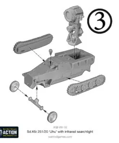 Sd.Kfz 251/20 Uhu with infra-red searchlight - Image 6