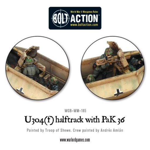 U304(f) halftrack with PaK 36 - Image 3