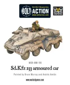 Alternative view of Sd.Kfz 233 armoured car