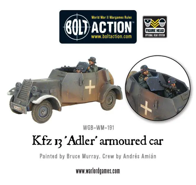 Kfz 13 'Adler' German armoured car - Image 5