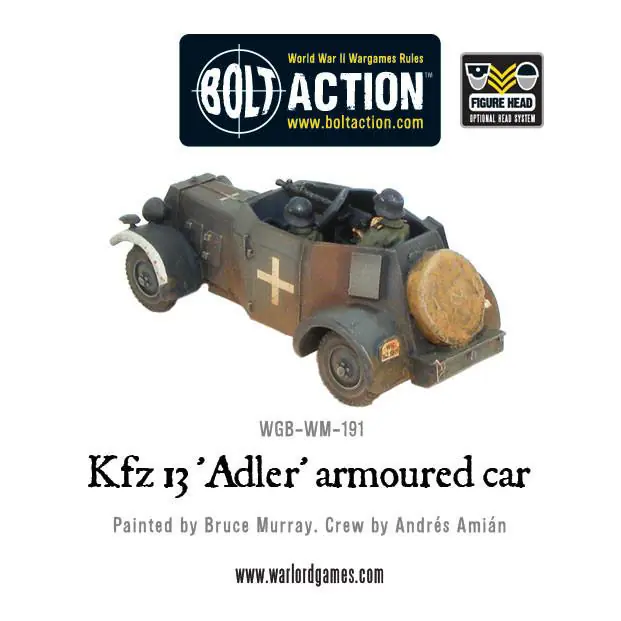 Kfz 13 'Adler' German armoured car - Image 4