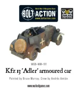Kfz 13 'Adler' German armoured car - Image 3