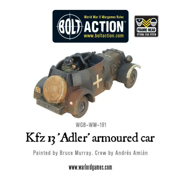 Kfz 13 'Adler' German armoured car - Image 3