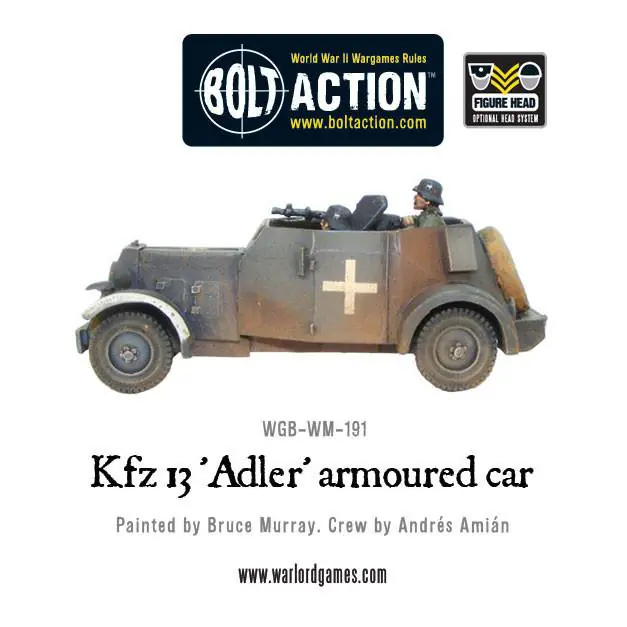 Kfz 13 'Adler' German armoured car - Image 2