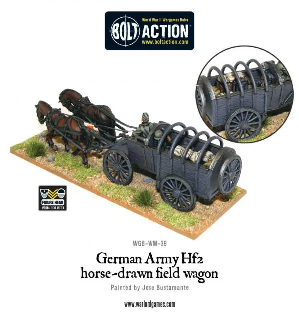 German Army Hf2 horsedrawn field wagon - Image 3
