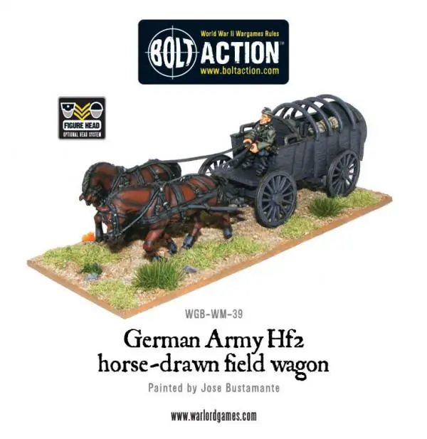 German Army Hf2 horsedrawn field wagon - Image 2