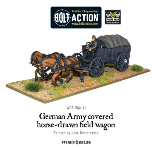 German Army Hf2 horsedrawn covered field wagon - Image 4