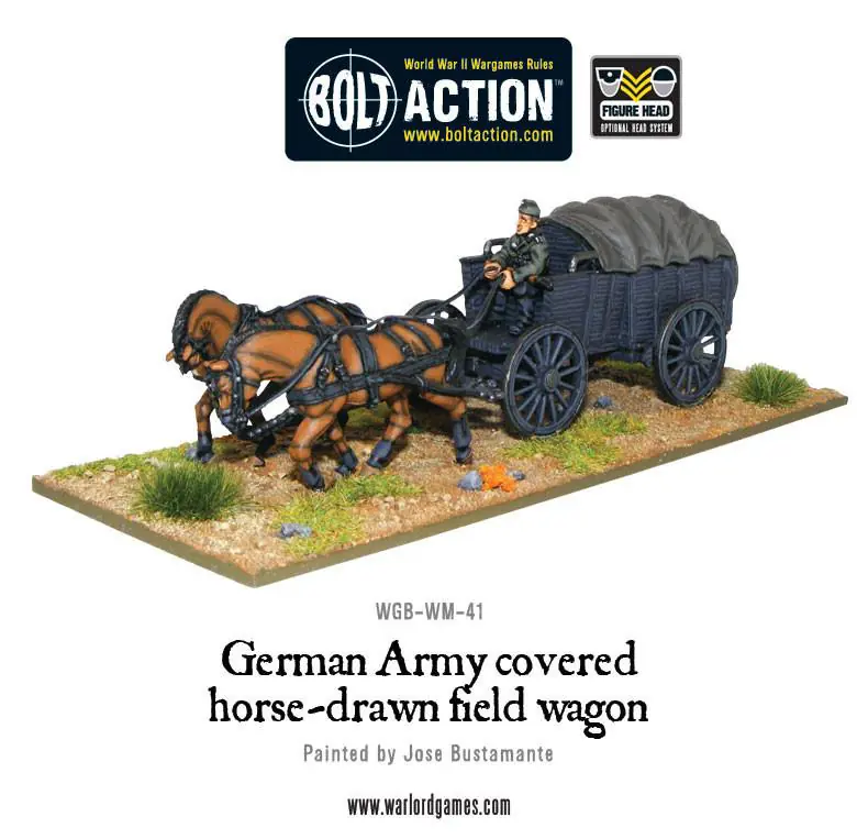 German Army Hf2 horsedrawn covered field wagon - Image 4