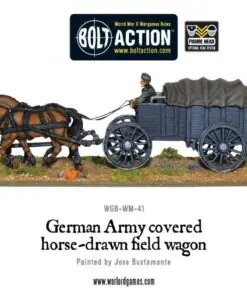 German Army Hf2 horsedrawn covered field wagon - Image 3