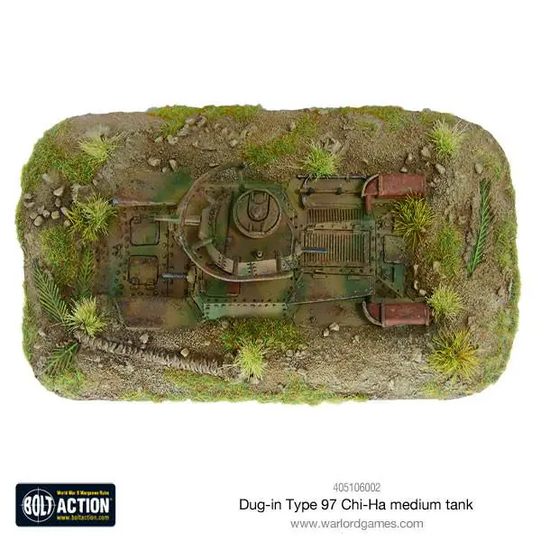 Dug-in Type 97 Chi-Ha medium tank - Image 2