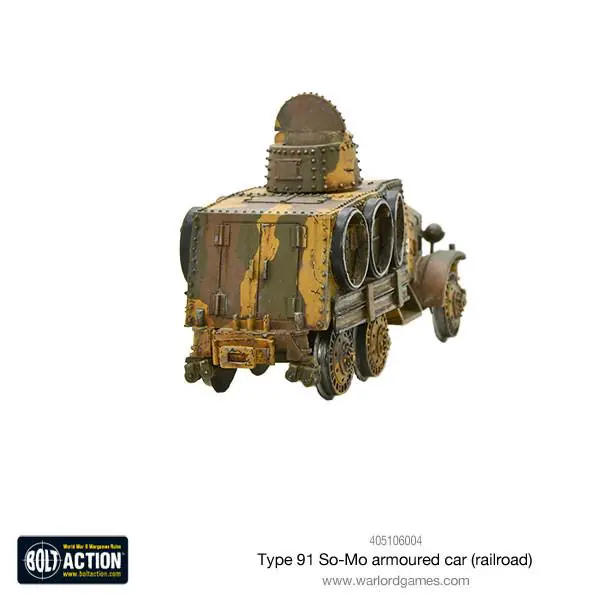 Type 91 So-Mo armoured car (railroad) - Image 6