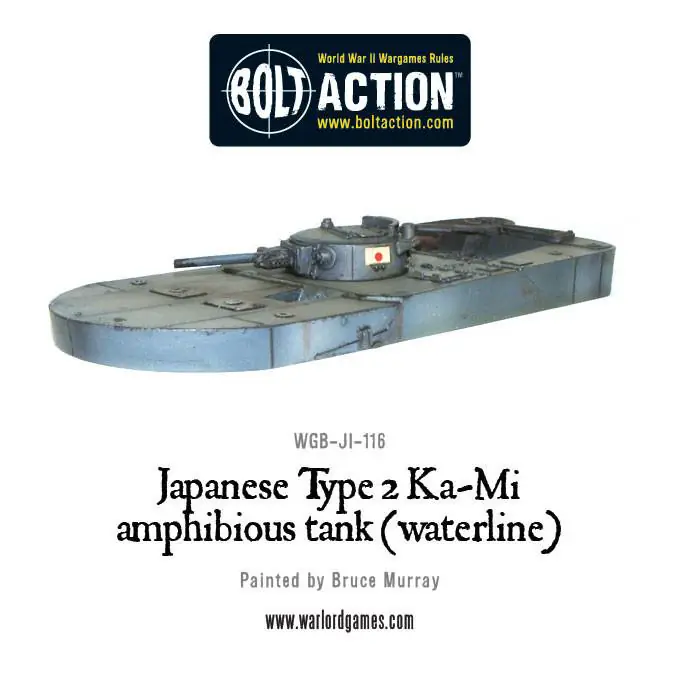 Japanese Type 2 Ka-Mi amphibious tank (waterline) - Image 4
