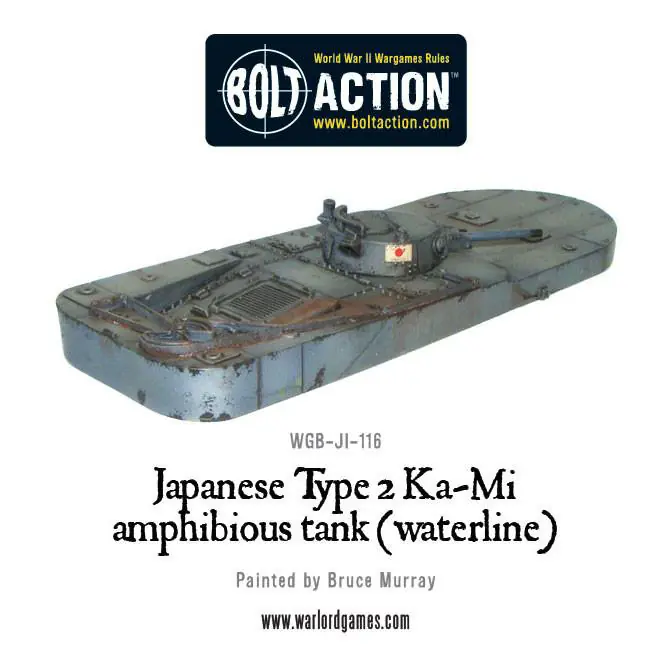 Japanese Type 2 Ka-Mi amphibious tank (waterline) - Image 2