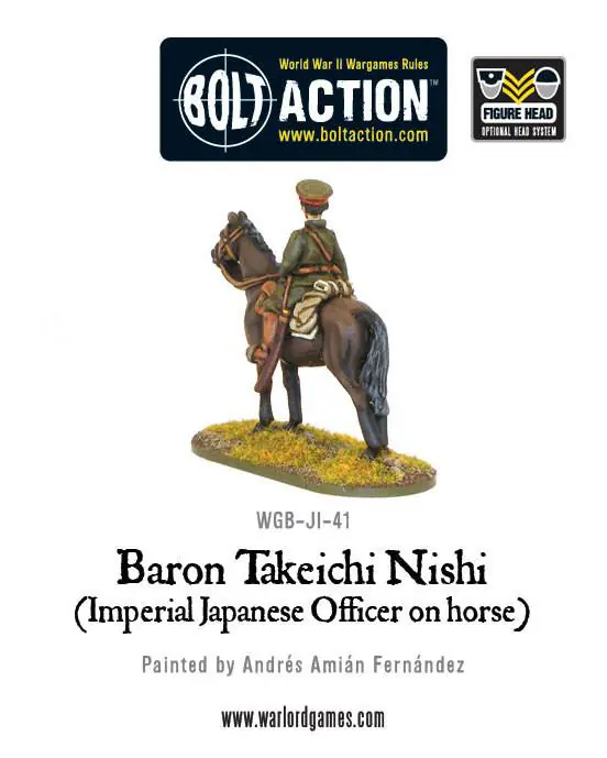 Baron Nishi (Imperial Japanese officer on horse) - Image 2