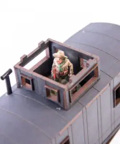 Alternative view of 28S-DMH-150 Dead Man's Hand 19th c. American Caboose (Black) 4Ground