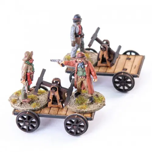 28S-DMH-A21 Dead Man's Hand 19th c. American Hand Cars (4Ground) - Image 5