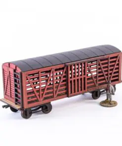 28S-DMH-145 Dead Man's Hand 19th c. American Stock Car (Red) 4Ground - Image 3