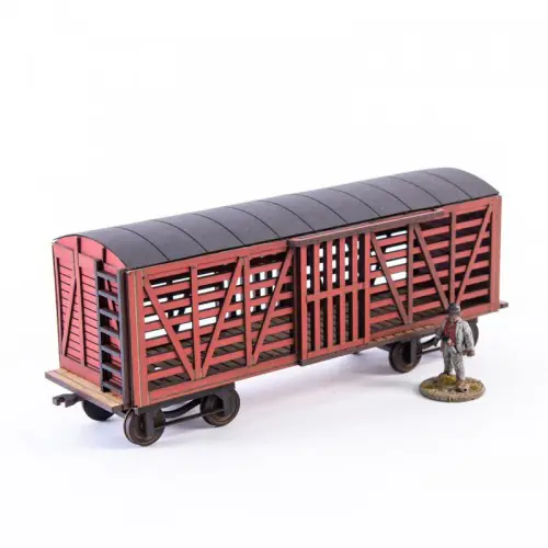 28S-DMH-145 Dead Man's Hand 19th c. American Stock Car (Red) 4Ground - Image 3
