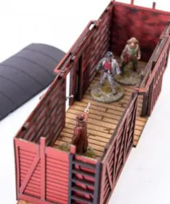 28S-DMH-145 Dead Man's Hand 19th c. American Stock Car (Red) 4Ground - Image 5