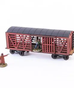 28S-DMH-145 Dead Man's Hand 19th c. American Stock Car (Red) 4Ground