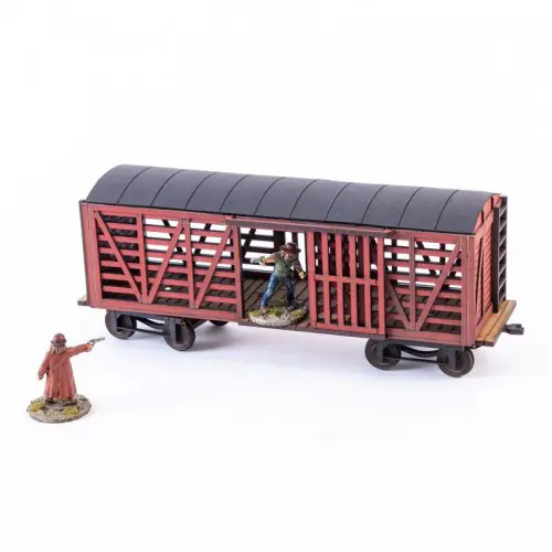 28S-DMH-145 Dead Man's Hand 19th c. American Stock Car (Red) 4Ground