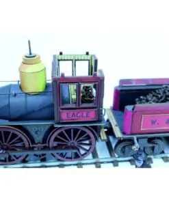 28S-DMH-138 Dead Man's Hand 19th C. American Steam Locomotive (Red) 4Ground - Image 3