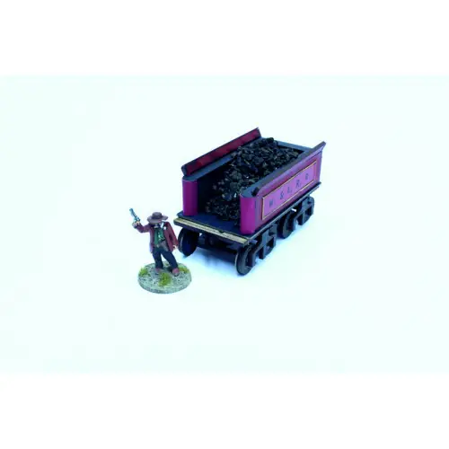 28S-DMH-138 Dead Man's Hand 19th C. American Steam Locomotive (Red) 4Ground - Image 4
