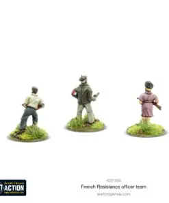 Alternative view of French Resistance Officer team