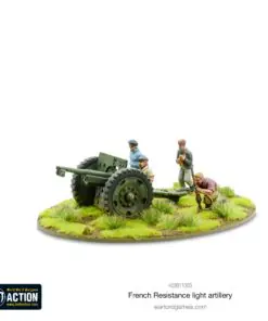 Free MDF Base! French Resistance Light Artillery - Image 3