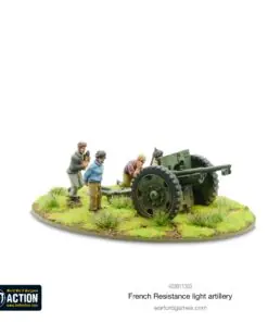 Free MDF Base! French Resistance Light Artillery