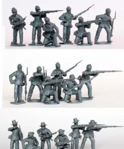ACW 120 American Civil War Union Infantry in sack coats Skirmishing 1861-65 - Image 3