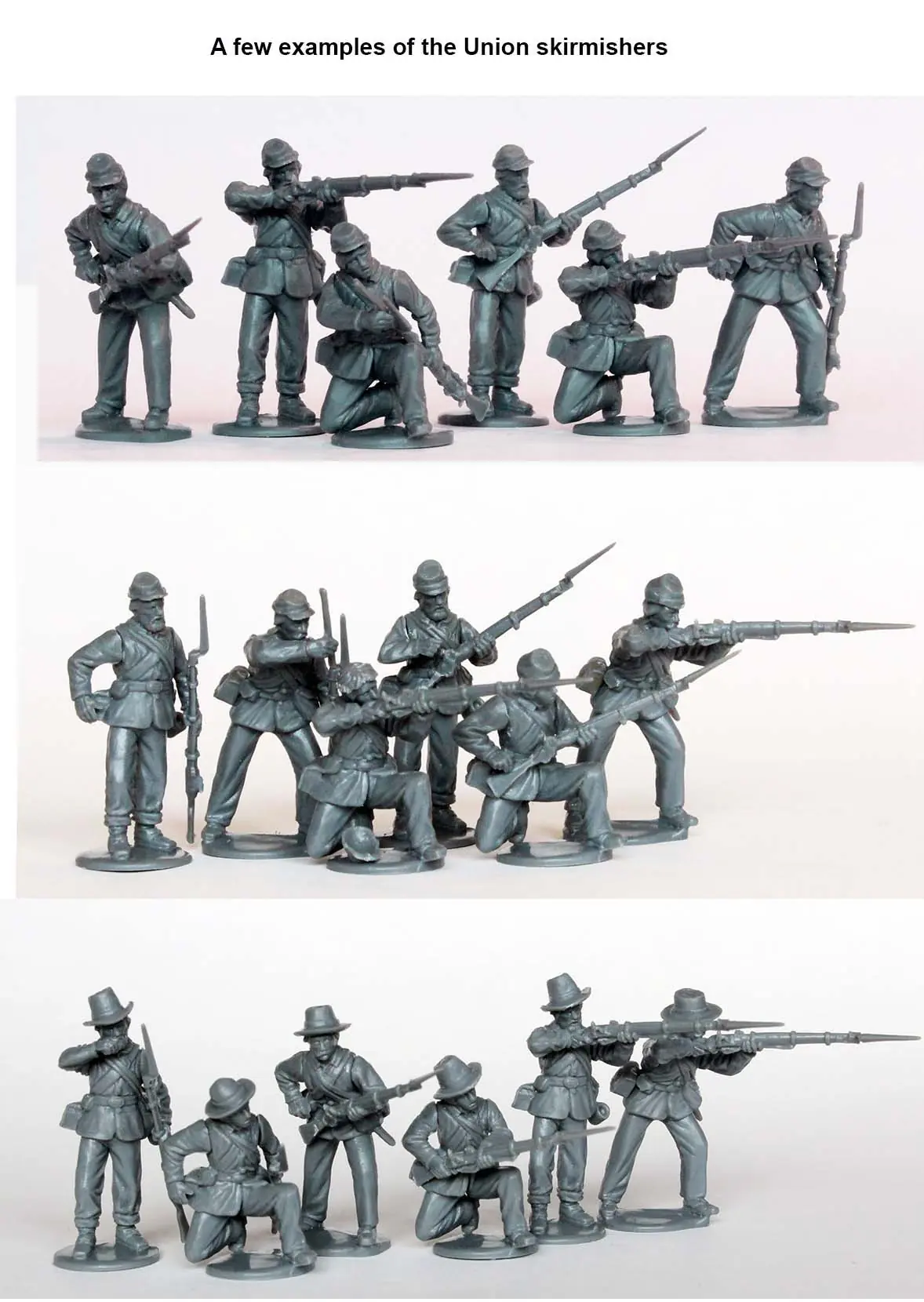 ACW 120 American Civil War Union Infantry in sack coats Skirmishing 1861-65 - Image 3