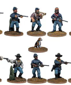 Alternative view of DMHP006 US Cavalry/Buffalo Soldiers Plastic Box Set (Great Escape Games)