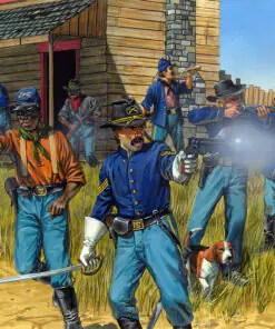 DMHP006 US Cavalry/Buffalo Soldiers Plastic Box Set (Great Escape Games)