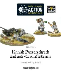 Alternative view of Finnish Panzerschreck and anti-tank rifle teams