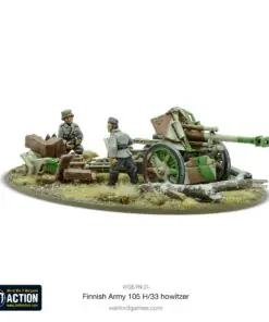 Finnish Army 105 H/33 howitzer