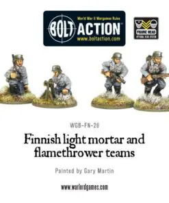 Finnish light mortar and flamethrower teams