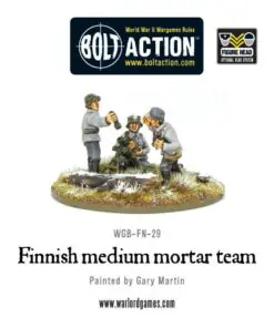 Finnish medium mortar team