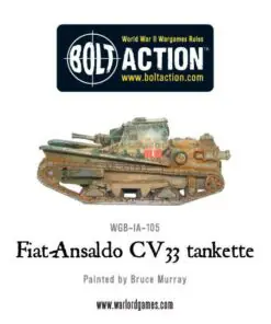 Alternative view of Fiat-Ansaldo CV33 tankette