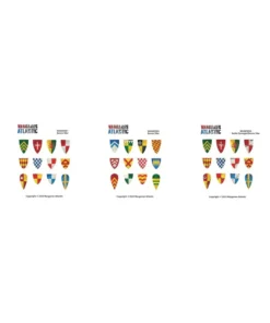 Alternative view of WAAWS001 Barons' War Shield Decals