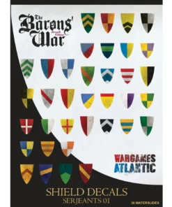 WAAWS0016 Barons' War Shield Decals #3 - Serjeants